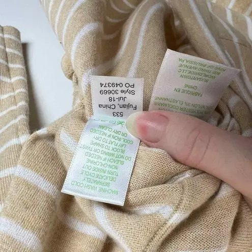 Lilly Pulitzer  Elba Sweater in Heathered Sand Bar Coastal Shell Stripe‎ Sz XXS - Image 12