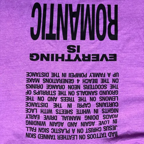 Charli XCX Everything is Romantic Brat Hyperpop Album T-Shirt Size XXL