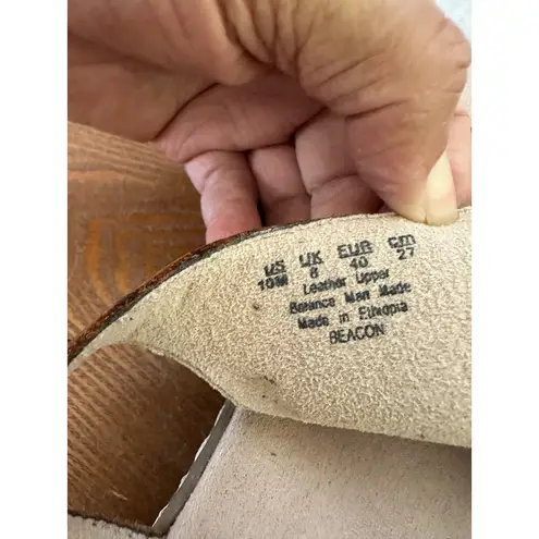 Naturalizer Soul Women's Strappy Snap Closure Sandals Brown Size 10 / 40 Sk 2901