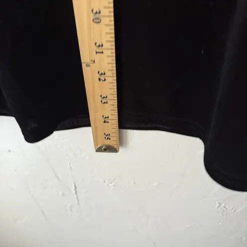 Kathie Lee Collection Kathie Lee Collection Skirt Vintage 90s Medium Black Velvet Long Maxi Witchy