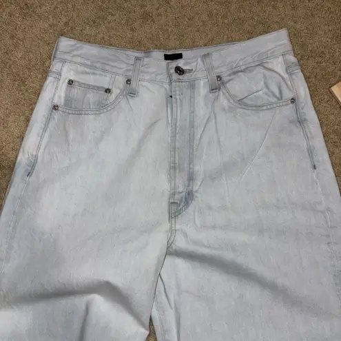 EDWIN DANI capri Barrel ankle Jean light wash cropped size 30 Blue