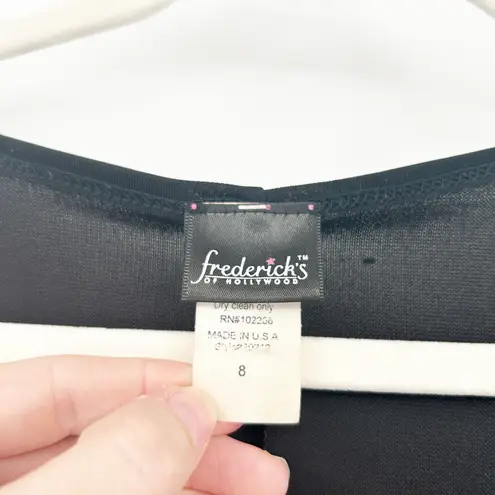 Frederick's of Hollywood Womens VTG Whimsigoth Dark Mesh Sleeveless Maxi Dress 8