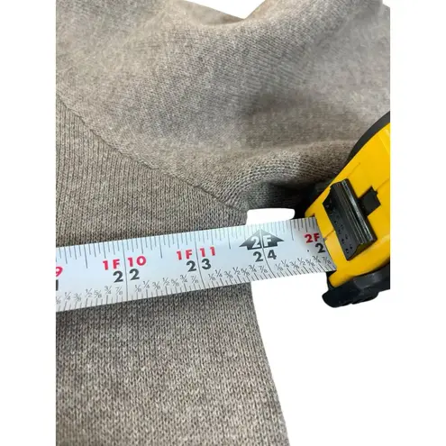 Poetry Cardigan Women’s 14 L Tan Gray Button Front Pocket Sweater Neutral Earthy