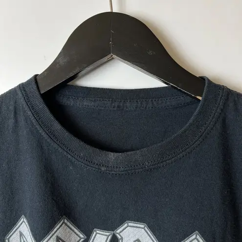 2017 ACDC T Shirt Womens Black Small S Rock Band Music Graphic Tee Cotton Solid