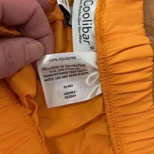 Coolibar Women's Petra Wide Leg Pants Orange size XL NWT UV protection