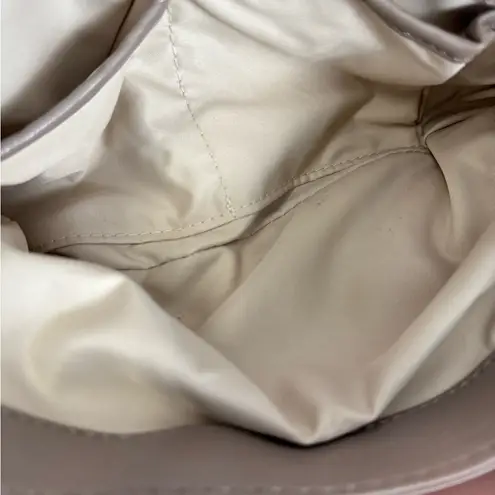 INC International Concepts Tan Gold Clutch with Chain Detail