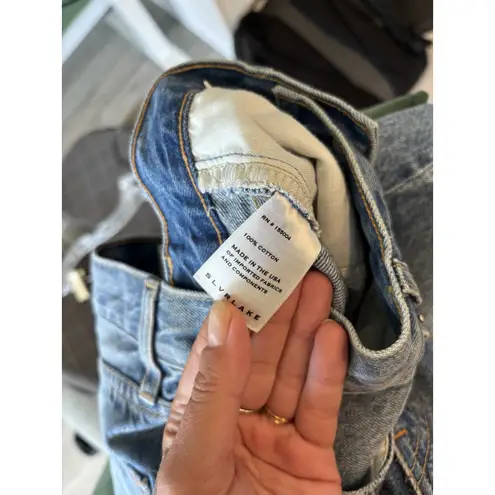 Slvrlake London Crop Jeans Ever After Wash Blue Size 29