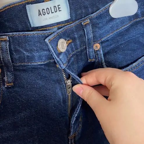 AGOLDE  Sophie Mid Rise Skinny Jean in Cabana wash size 24