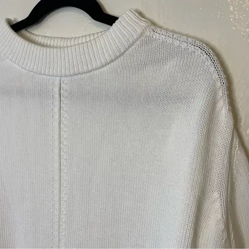 Tuckernuck white knit oversized sweater