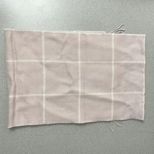 Pacas Scarf Womens One Size Plaid Houndstooth Baby Alpaca Peru Soft Wrap Shawl Pink