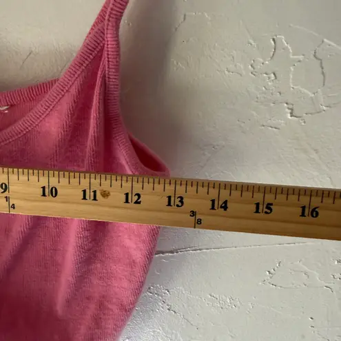 PacSun PS Basics  Pink Ribbed Cami Tank Top Women’s Size L Lettuce Hem‎ Y2k Style - Image 6