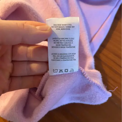 We Wore What Cropped Sweatshirt in Lilac