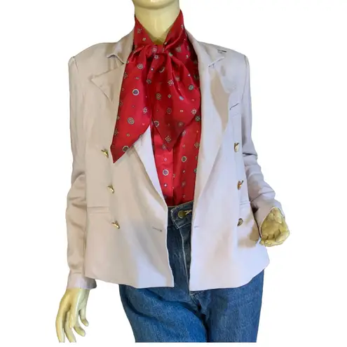 House of Harlow 1960 MISTY LILAC DOUBLE BREASTED BLAZER (S)