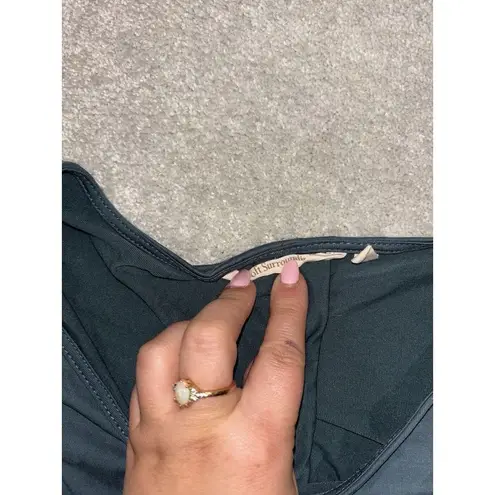 Soft Surroundings teal modal flowy long sleeve shirt