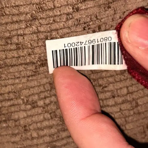 None Floral Print Square Scarf with Metallic Accents - 39"