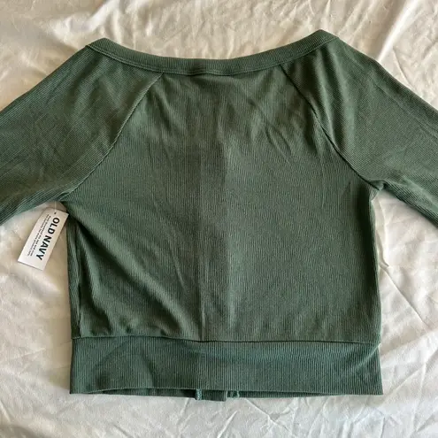 Old Navy Active Cropped Long Sleeve Top