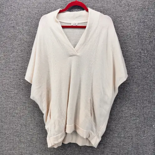 J Jill Womans Sweater Size L Cream Modern Minimalist Layering Oversized Size L