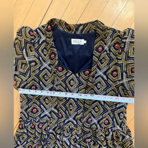 Molly Bracken Tiered Navy Blue Dress