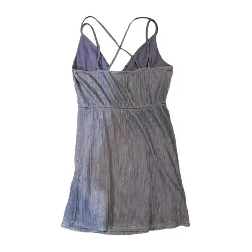 Living Doll Sleeveless V-Neck Pleated Glitter Details Dress Size 1