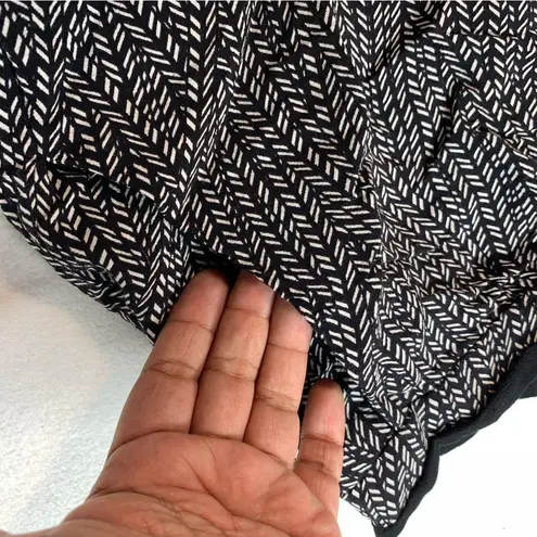 Promod Black and White Bubble Mini Skirt Size 8