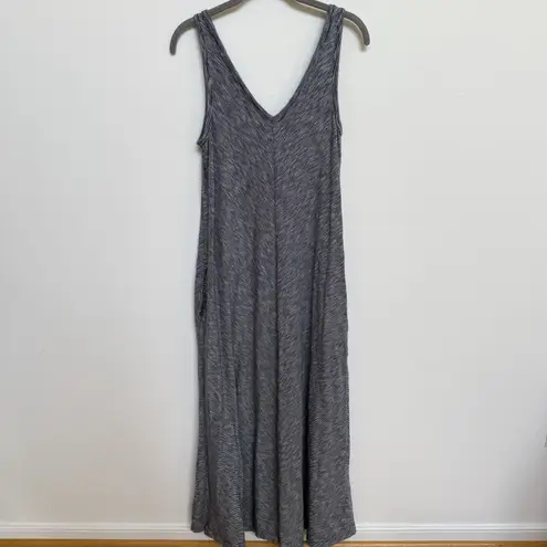 Lou & Grey Blue White Stripe Maxi Tank Cotton Dress XS