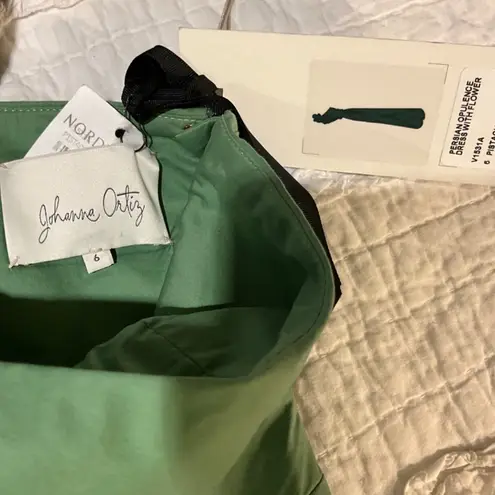 Johanna Ortiz Persian Opulence Gown Dress in Pistachio Green Size 6 Brand New