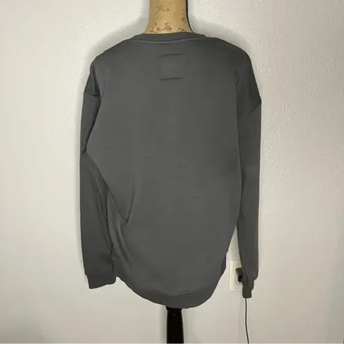 Koral NWOT Grey Size S Levi Crewneck Pullover Terry Sweatshirt Relaxed Gym