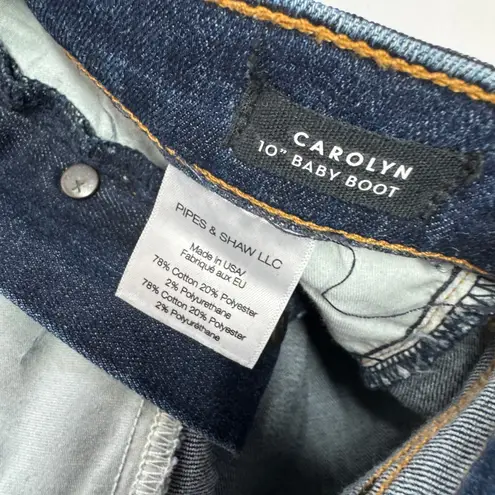 Veronica Beard Jeans Womens Size 24 Blue Carolyn Baby Boot Tidal Wash Button Fly