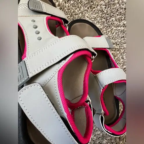 Coxist Women’s Gray Pink Active Waterproof Hiking Sandals Size 8
