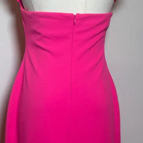 Solace London Joni Maxi Dress Magenta Pink Sleeveless Size US 6 UK 10
