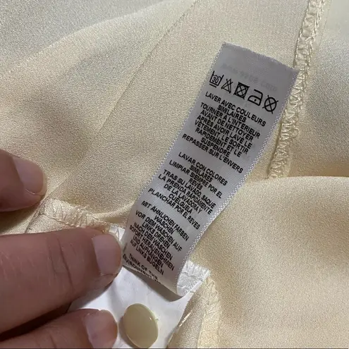 ASOS  Black and Ivory Short Sleeve Blouse Size 8