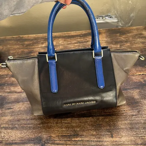 Marc by Marc Jacobs Colorblock Leather Burg Boxer Large Satchel