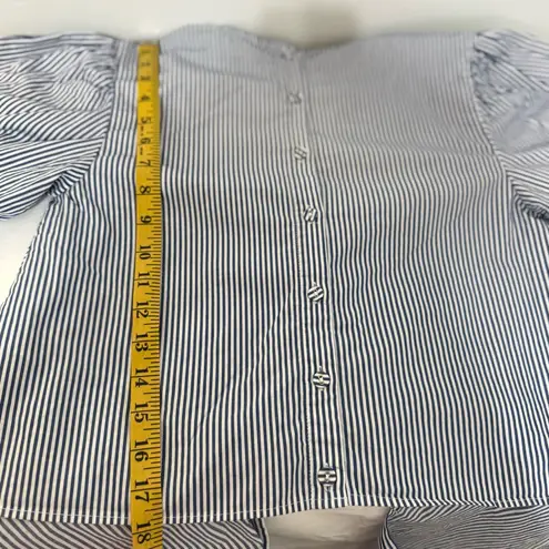 Maeve Anthropologie Women’s Blouse Front Tie Puff Sleeve
Size xxs
