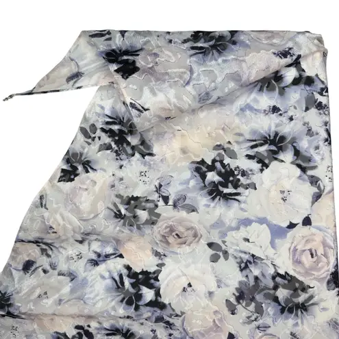 Alex Evenings Alex Evenings Midi Maxi Asymmetrical Dress Wedding Party Floral Shawl 24W 3X - Image 13