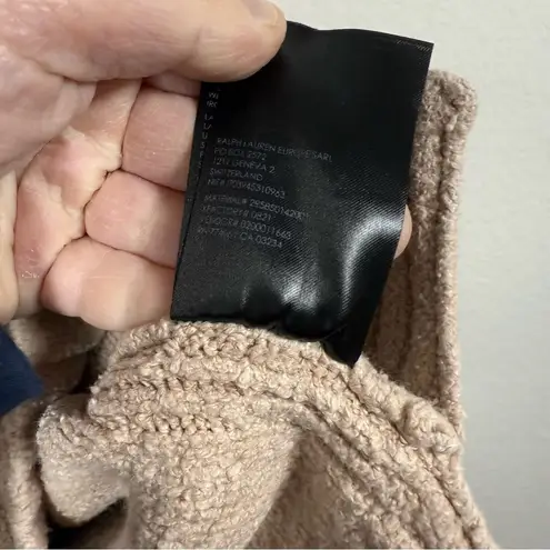 Club Monaco Women’s Boucle Relaxed Fit Hoodie in Light Pink Size S