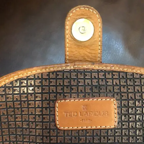 TED LAPIDUS Monogram Crossbody Shoulder Bag