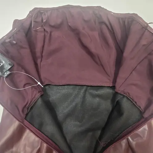 Line and Dot Keiko Maxi Dress in Oxblood