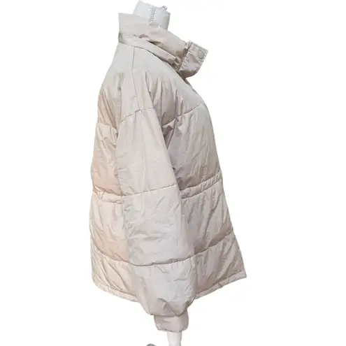 NA-KD Waist Drawstring Padded Jacket Large