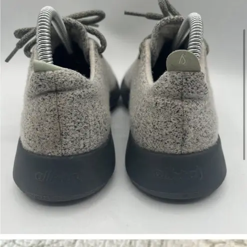 Allbirds Gray/Black Soles Merino Wool Runner Mizzles Womens Sz 8 EUC 0720 NV1