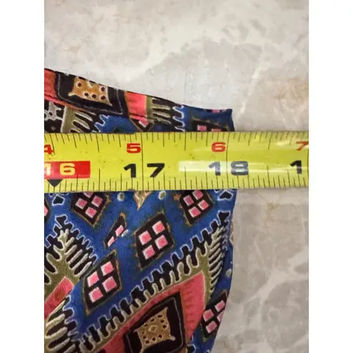 I Love H81 Los Angeles Womens Medium Multicolor Diamond Print Dress Sleeveless