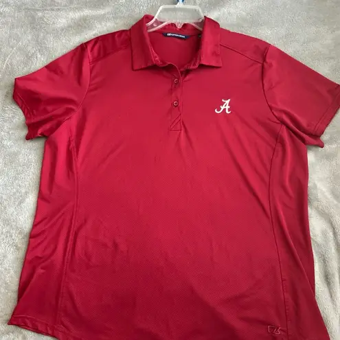 Cutter and Buck Women’s U of Alabama Crimson Polo Shirt xxl