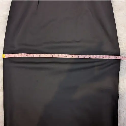 Y2K Morgan & Co. by Linda Bernell Strapless Beaded Formal Dress Black Size 7/8