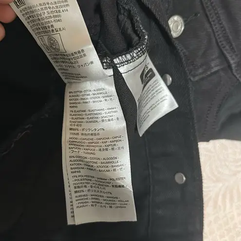 New with tags Levi HYBRID ORIGINAL TRUCKER JACKET Black Size XS