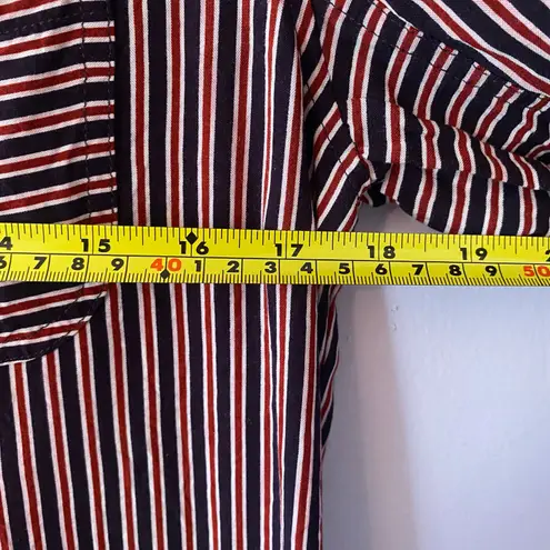 Maeve by Anthropologie Adelaide Poplin Striped Button Down Shirt Women's size XS