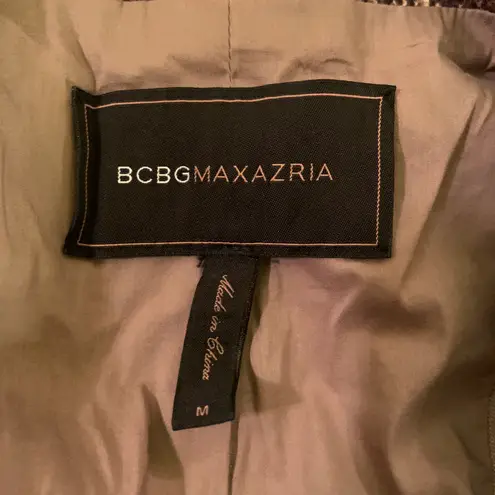 BCBGMAXAZRIA Maxazria Snakeskin Rare Moto Vest