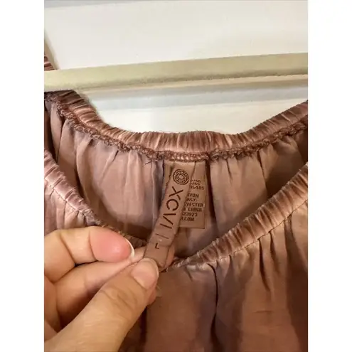 XCVI Rust Colored Off Shoulder Blouse Size L