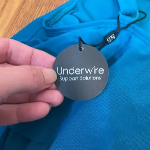 Coco reef Classic Solid Tiered Mesh Tankini Teal Cove Size 36DD NWT - Image 7