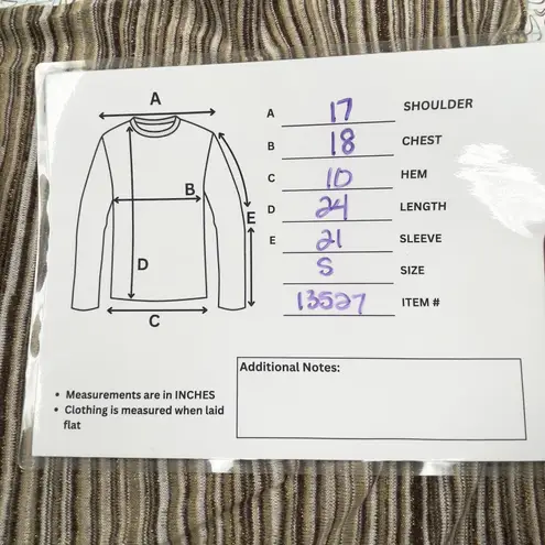 A Byer Vintage Womens Sweater Small Striped Metallic Cowl Neck Y2K - Image 9