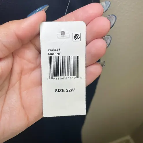 NYDJ Women Legging Jeans Dark Blue Stretch Denim Size 22W Lift Tuck Technology