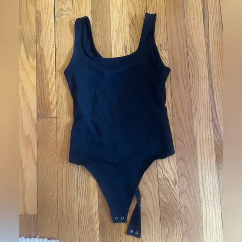 Abercrombie & Fitch  Black Tank Scoopneck Bodysuit